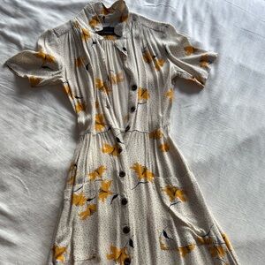 Floral Button-Down Dress